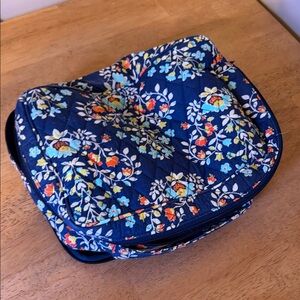 Floral Quilted Bag in Blue and Multicolor